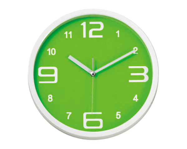 3016 연두칼라 무소음벽시계