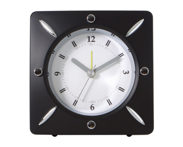 301 은빛사각탁상시계